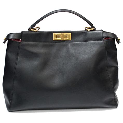 fendi peekaboo bag black|fendi peekaboo bag sale.